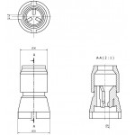 Adapter zu Flaschenwagen für Geschirrspüler VZug Adapter zu Flaschenwagen für Geschirrspüler VZug