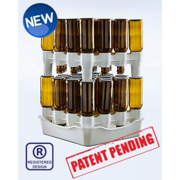 égouttoir à bouteilles fix empilable, tour pour 32 / 50 bouteilles, Easy Drainer égouttoir à bouteilles fix empilable, tour pour 32 / 50 bouteilles, Easy Drainer