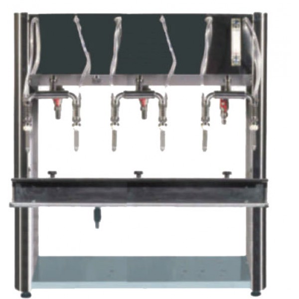 Drop pressure filler inox 6-lift, with float Drop pressure filler inox 6-lift, with float