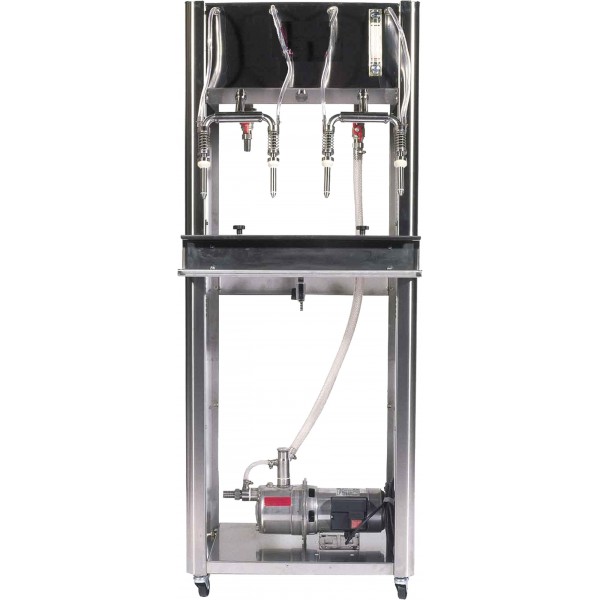 Drop pressure filler inox 4-lift with pump Drop pressure filler inox 4-lift with pump