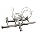 Becs en acier inox type 'mignon' 4 becs montés sur support pour Enolmaster