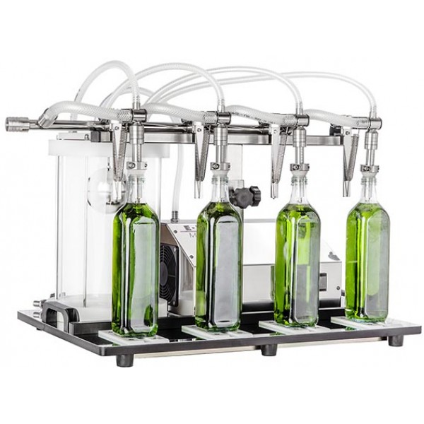 Tireuse sous vide 4 becs ENOLmaster Plus, pour huile Tireuse sous vide 4 becs ENOLmaster Plus, pour huile