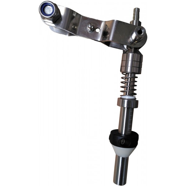 Filling valve for beer with spring and arm for ENOLMASTER