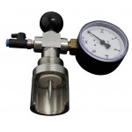 CO2-Druckprüfer für Flaschen Grundgerät mit Manometer 0-10 bar ohne Aufsatz CO2-Druckprüfer für Flaschen Grundgerät mit Manometer 0-10 bar ohne Aufsatz