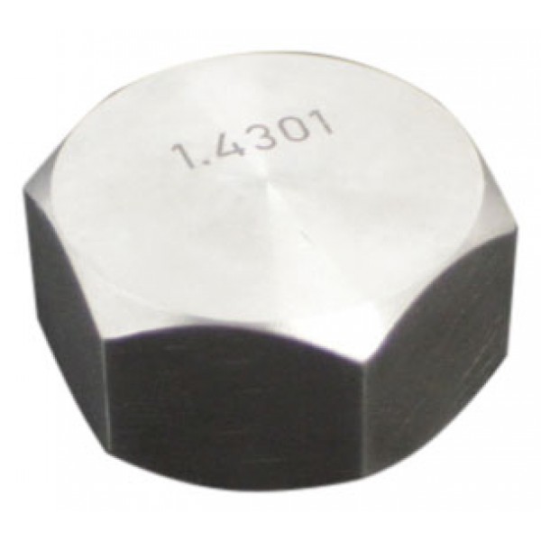 Capuchon en INOX 1 ''G avec joint pour proteger le pas de vis