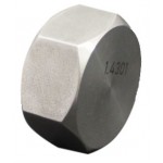 Capuchon en INOX 1 ''G avec joint pour proteger le pas de vis