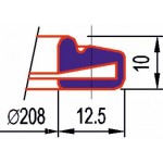 Joint silicone pour couvercle Ø 220 mm BD / FD Speidel