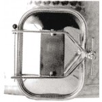 Joint pour porte Speidel 310 x 420 mm, rectangulaire coupe demi-lune