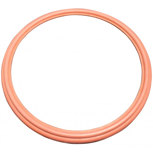 Tank door seal 1582, NR 350 x 450 mm natural rubber, dark red
