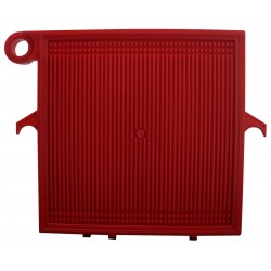 Elément de filtration FZ, sans joints Élement final plaque fixe Matériel: PP rouge
