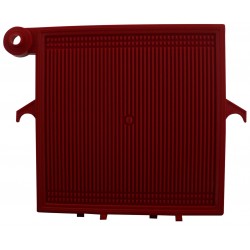 Elément de filtration FZ, PP rouge Élement final plaque mobile SANS JOINT