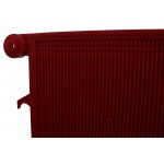 Elément de filtration FZ, PP rouge Élement final plaque mobile SANS JOINT