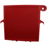 Elément de filtration FZ, PP rouge Élement final plaque mobile SANS JOINT