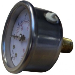 Manometer zu Filter FZ 10/20 Anschluss 'hinten' 0-6 bar, 1/4 ''G AG