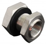 passe-paroi inox 304 ( 1 pièce) pour drapeau 3/4 ''G mâle - 1/2 ''G femelle