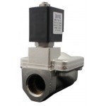 3/4'' nickel-plated solenoid valve, 24 V KREYER