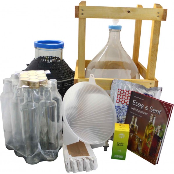 Essigset zum Herstellen von eigenem Essig (enthält keinen Grundwein) Essigset zum Herstellen von eigenem Essig (enthält keinen Grundwein)