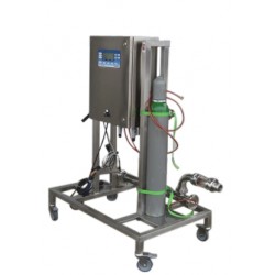 Chariot inox ELVAMAC 4 roues Porte bouteille pour EVO 1000 Parsec Pour 2 bouteilles, Azote et CO2 Fabrication Suisse