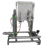 Chariot inox ELVAMAC 4 roues Porte bouteille pour EVO 1000 Parsec Pour 2 bouteilles, Azote et CO2 Fabrication Suisse