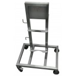 Transport trolley ELVAMAC inox for Oxygenius 1-2 outlets for Parsec Tempo, Macro D+