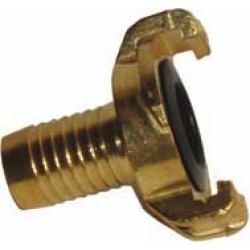 GEKA-Schlauchkupplung 13 mm, Messing Dichtung schwarz (NBR)