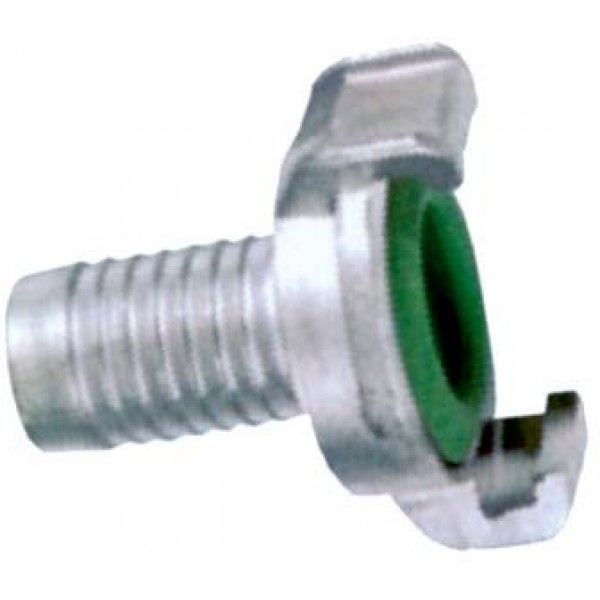 GEKA-plus hose coupling 19 mm, stainless Seal green (FKM)