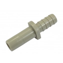 Einsteckdorn mit Tülle für  Getränkeschlauch 7 mm innen Aussendurchmesser Dorn 9.5 