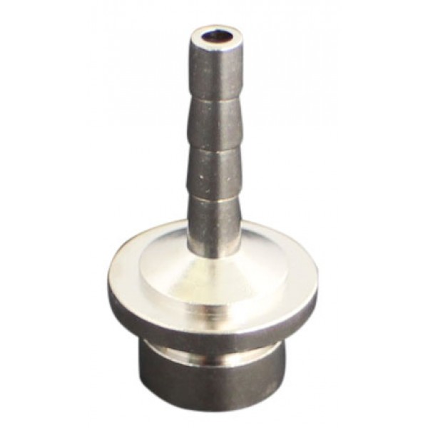 Tülle gerade, ID 4 mm Brass chromed