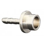 Tülle gerade, ID 4 mm Brass chromed