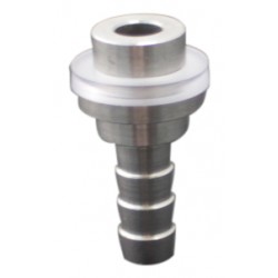 Tülle gerade, ID 7 mm Edelstahl