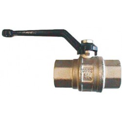 Ball valve brass with full bore