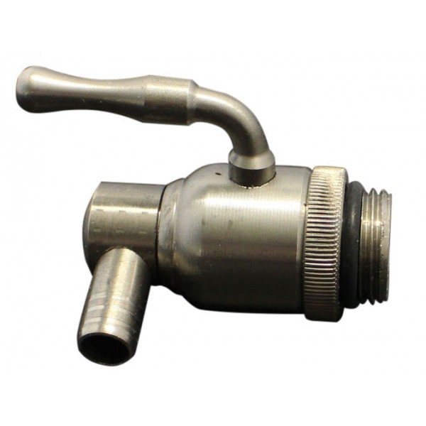 Robinet d'écoulement inox 1/2 Robinet d'écoulement inox 1/2
