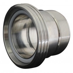 Double-mâle DIN DN 50 x 2 ''G acier inoxydable