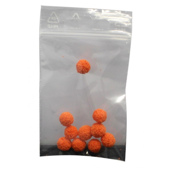 Sponge rubber balls Ø 9.5 mm for cables with Ø 7 mm Pack of 10 pieces