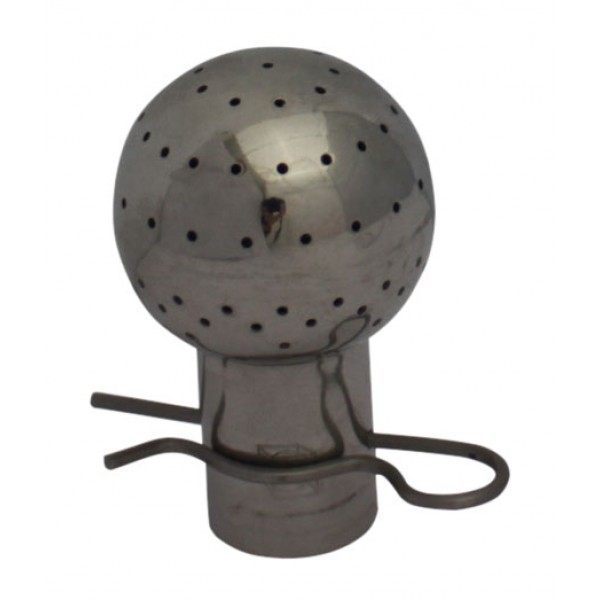 boule d'arosage 360 ° en acier inox avec clip, DN 25