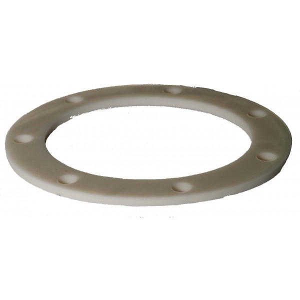 Seal for mounting flange Ø 137 mm, 7 holes, PVC