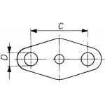 Dégustateur pour cuve en acier avec bride ovale type SUTTER Dégustateur pour cuve en acier avec bride ovale type SUTTER