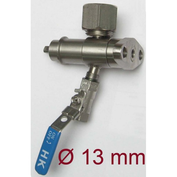 Ventil zu Standanzeige SUTTER Bride, Rohr Ø 13 mm Ventil zu Standanzeige SUTTER Bride, Rohr Ø 13 mm