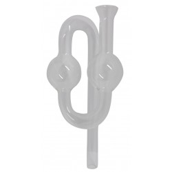 U-Röhren Glas (Schwanenhals) 20/180/18 Schaft Durchmesser 18 mm