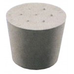 Bouchon en caoutchouc gris Ø 49/41 x H 40 mm