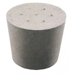 Gummistopfen grau Ø 14.5/10.5 x H 20 mm 