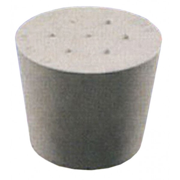 Rubber stopper grey Ø 32/26 x H 30 mm without hole