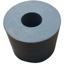 Gummistopfen  mit Bohrung 19 mm 46x54x35 mm