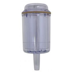 Bonde aseptique pour bouteille T/S avec capuchon de filtre et joint