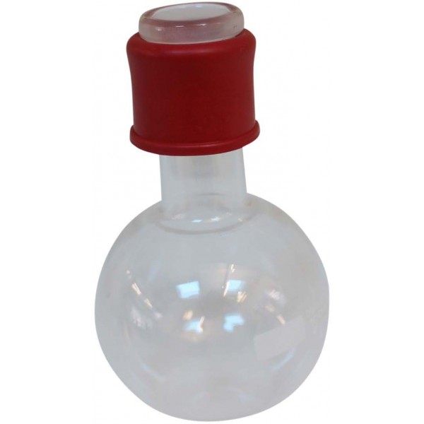 Ampoulle en verre 100 ml, pour la détection de l'acide volatile selon la méthode de Wädenswil