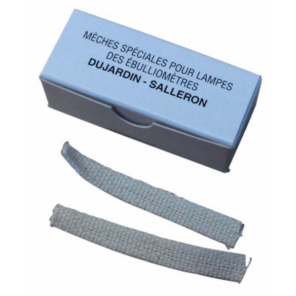 Boîte de 12 mèches pour ébulliomètre Dujarin Salleron Boîte de 12 mèches pour ébulliomètre Dujarin Salleron