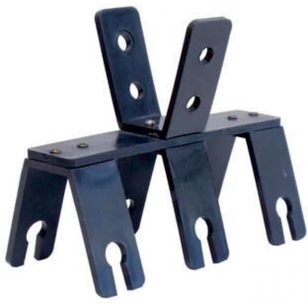 Triple plastic burette holder