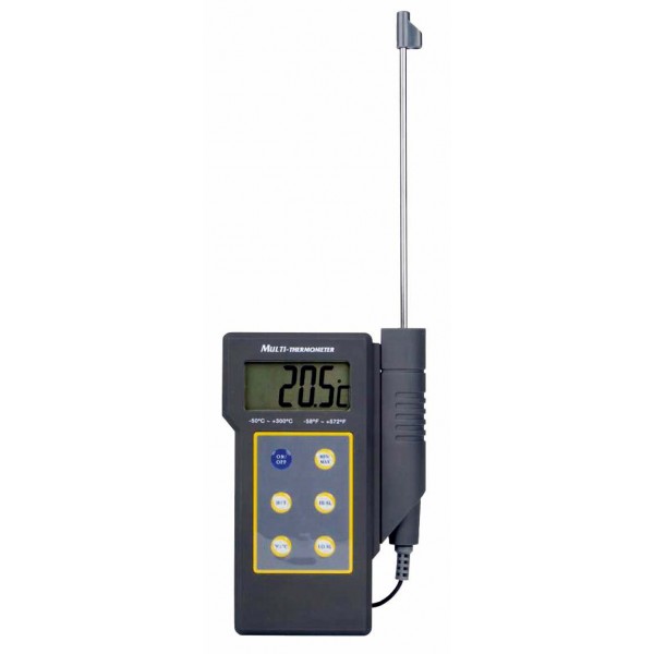 Thermomètre digital -50 à + 300 °C avec fonction d'alarme