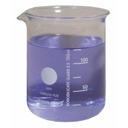Fiole 50 ml format bas, gradué