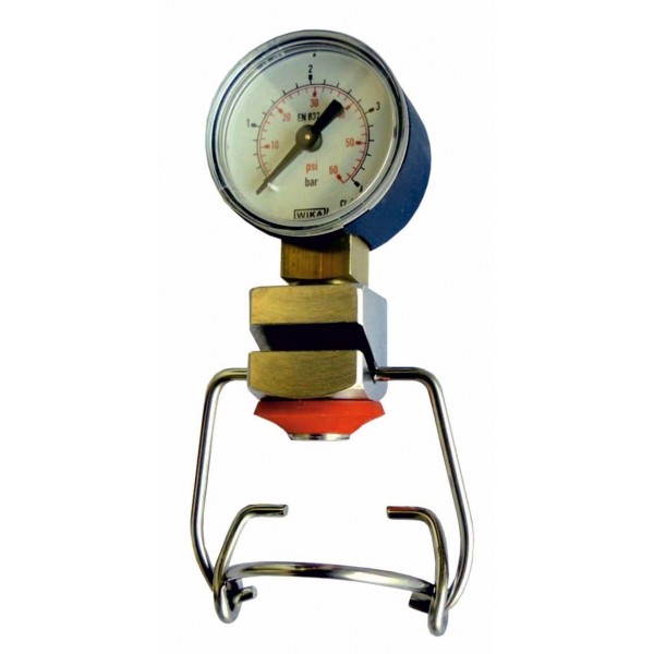 Aphromètre pour bouteilles à bouchon mécanique. max 4 bar